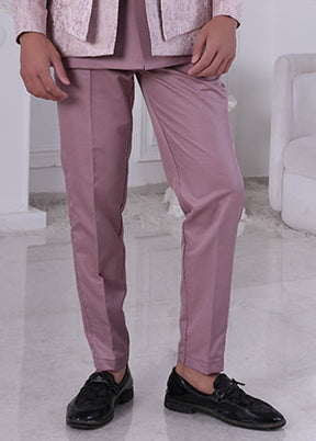 Pink Pure Silk 2 Pc Indo Western Set