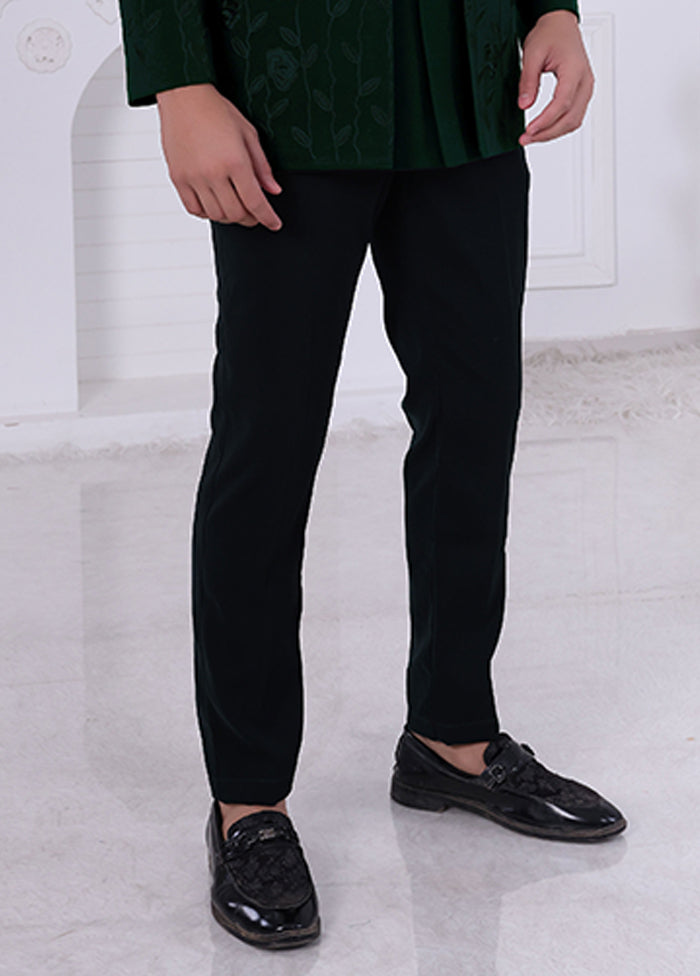 Green Pure Silk 2 Pc Indo Western Set