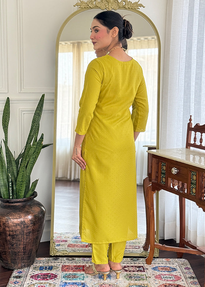 3 Pc Multicolor Silk Suit Set