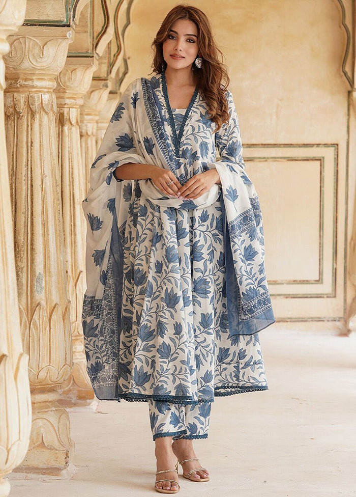 3 Pc Multicolor Silk Suit Set