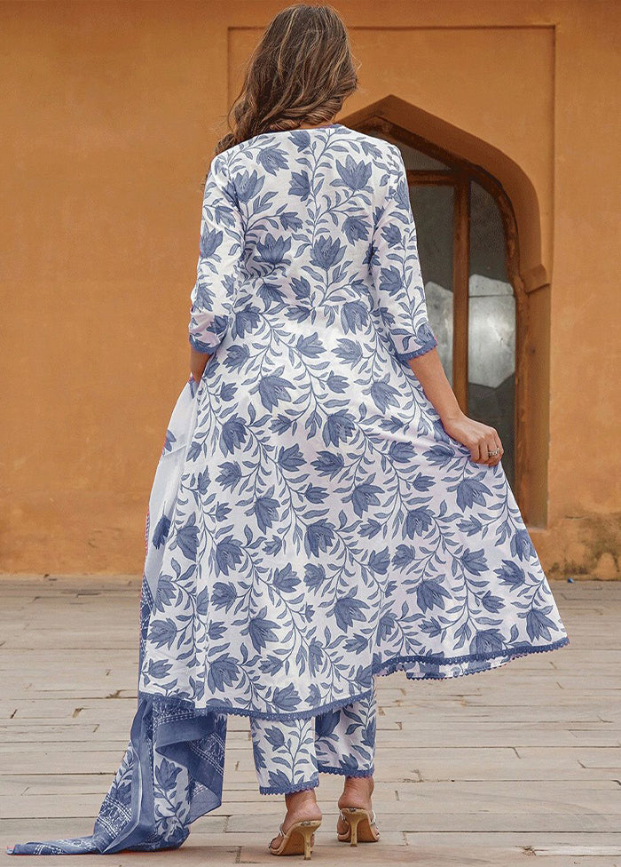 3 Pc Multicolor Silk Suit Set