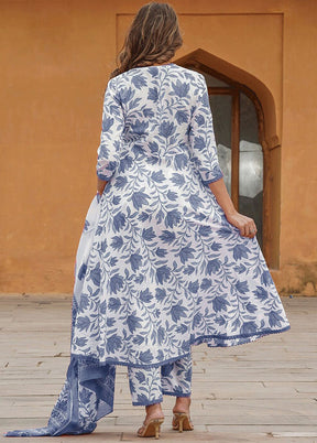 3 Pc Multicolor Silk Suit Set