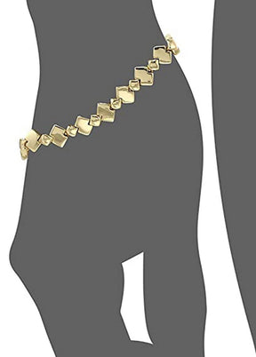 Estele Oval Link Trendy Bracelet - Indian Silk House Agencies