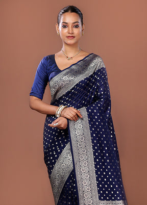 Multicolor Uppada Silk Saree With Blouse Piece