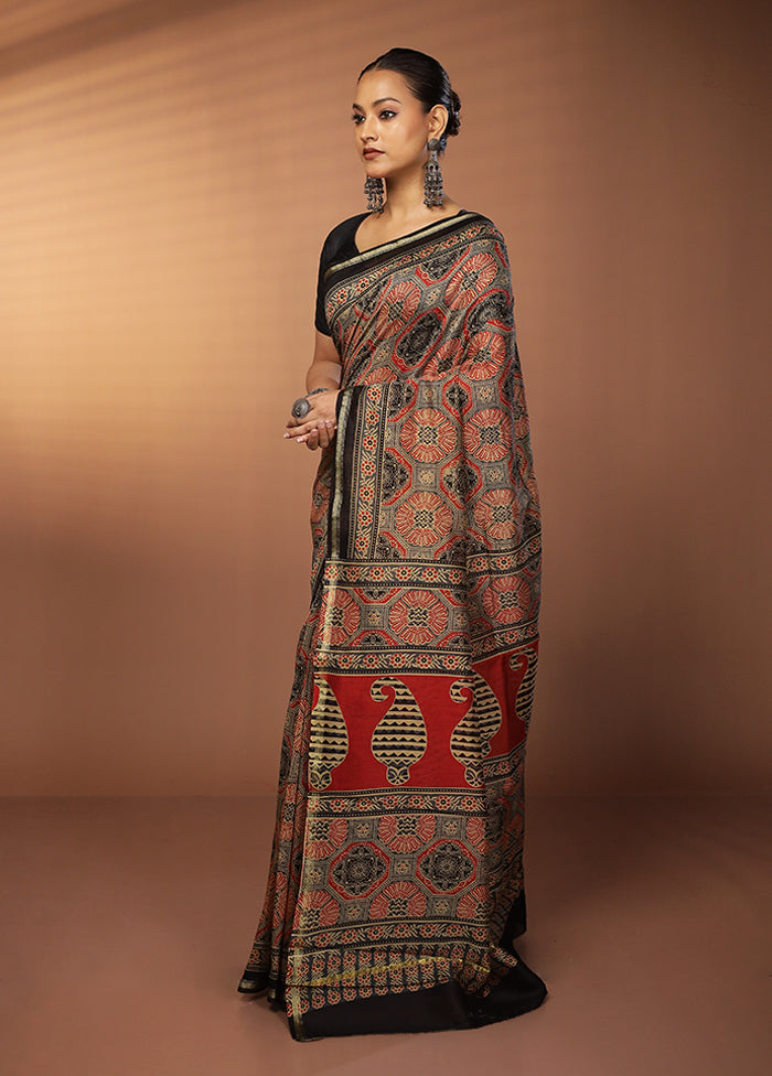 Blue Chanderi Silk Saree With Blouse Piece