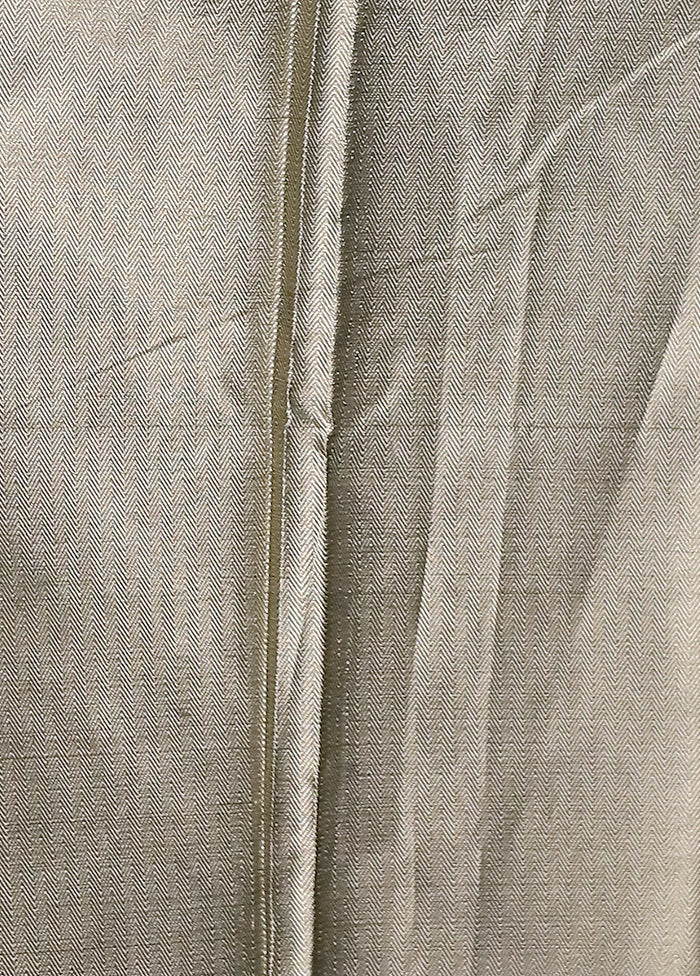 Green Kora Silk Saree With Blouse Piece