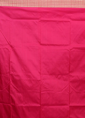 Blue Handloom Bomkai Pure Silk Saree With Blouse Piece