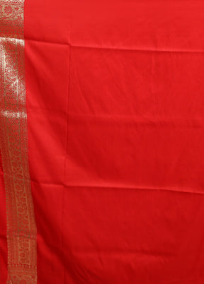 Purple Tanchoi Silk Saree With Blouse Piece