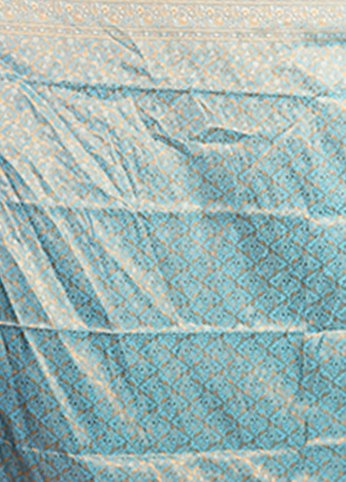 Pink Handloom Jamewar Pure Silk Saree With Blouse Piece