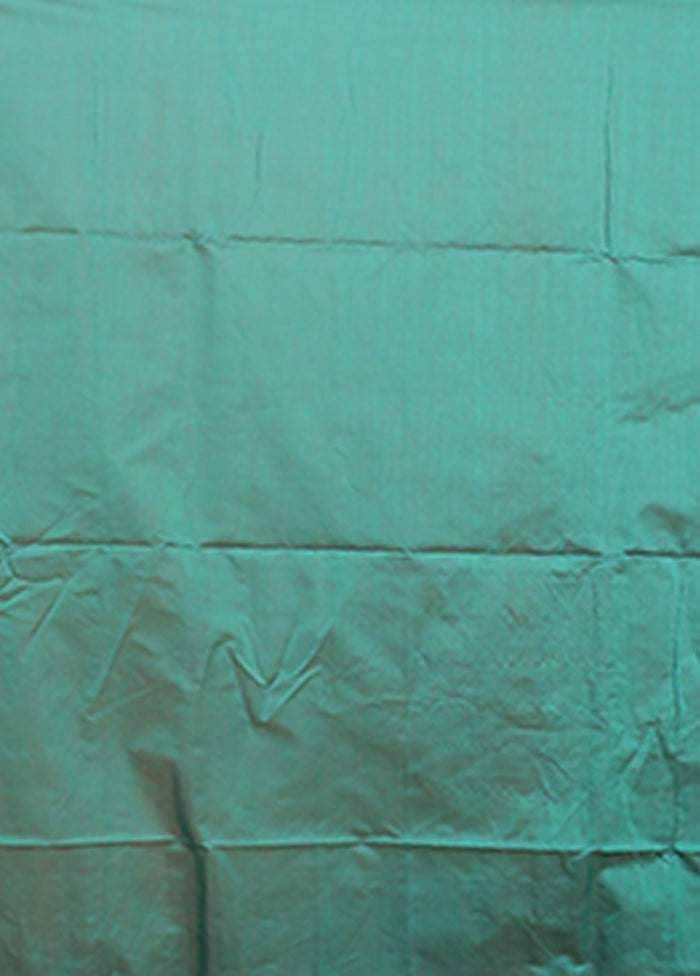 Purple Cotton Saree With Blouse Piece