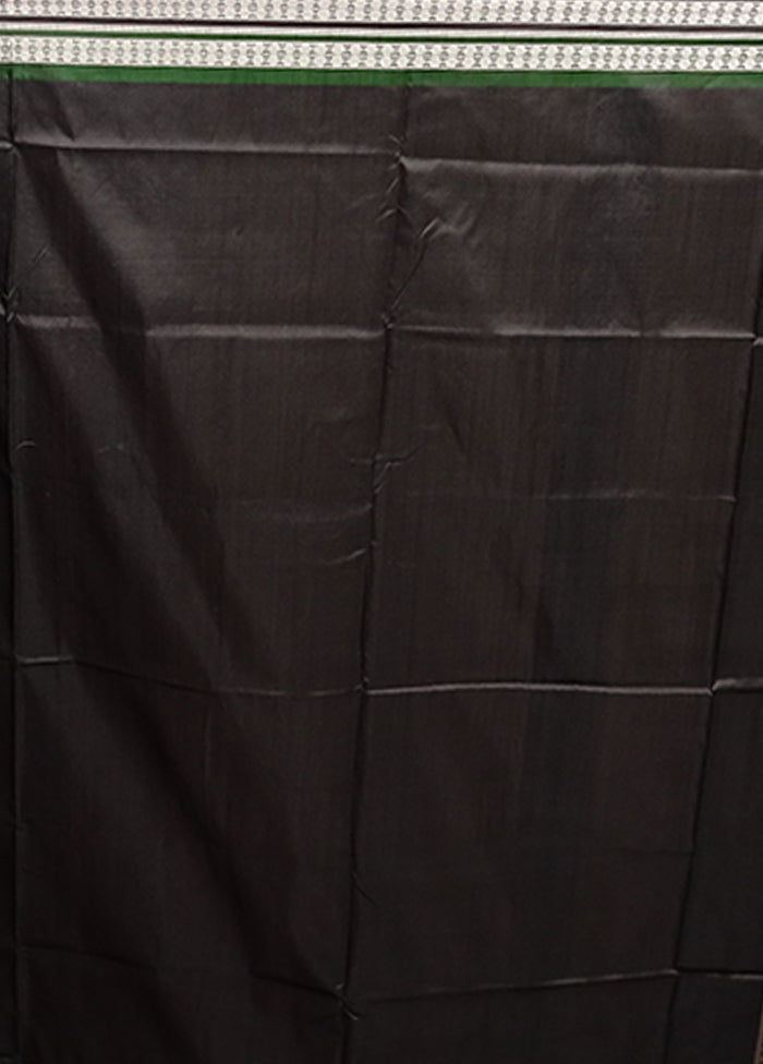 Purple Handloom Bomkai Pure Silk Saree With Blouse Piece