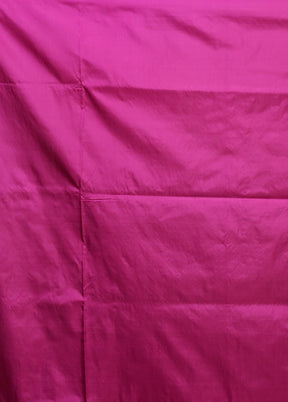 Purple Handloom Katan Pure Silk Saree With Blouse Piece