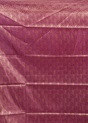 Green Jamewar Silk Saree With Blouse Piece