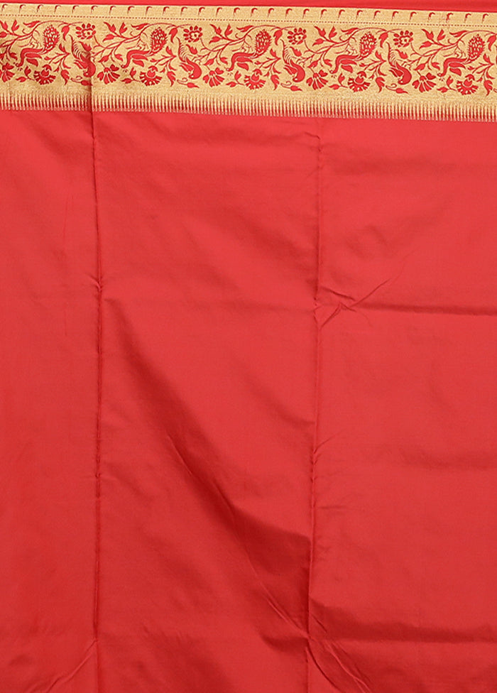 Blue Kanjivaram Silk Saree With Blouse Piece