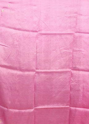 Multicolor Handloom Tussar Pure Silk Saree With Blouse Piece