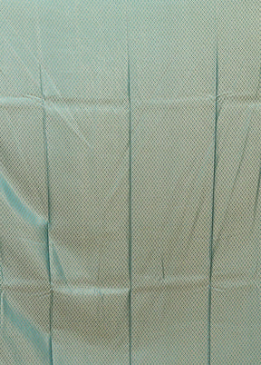 Green Jamewar Silk Saree With Blouse Piece