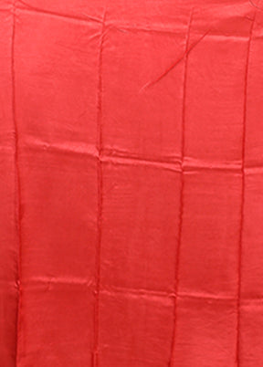 Black Chanderi Silk Saree With Blouse Piece