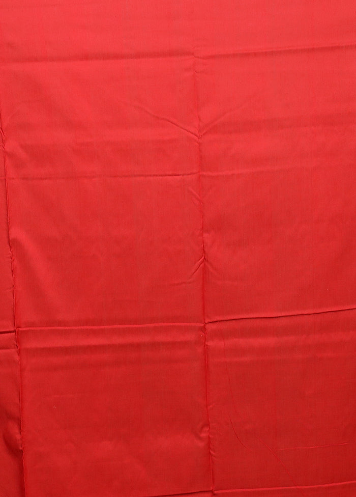 Grey Ikkat Silk Saree With Blouse Piece