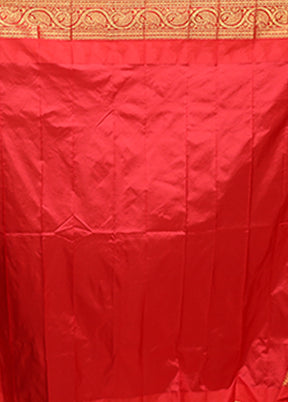 Cream Handloom Kanchipuram Pure Silk Saree With Blouse Piece