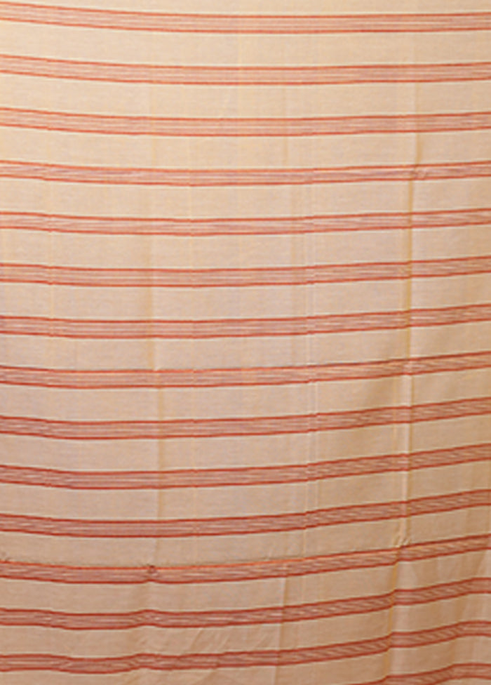 Yellow Matka Silk Saree With Blouse Piece