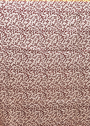 White Chanderi Silk Saree With Blouse Piece