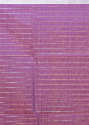 Purple Matka Silk Saree With Blouse Piece