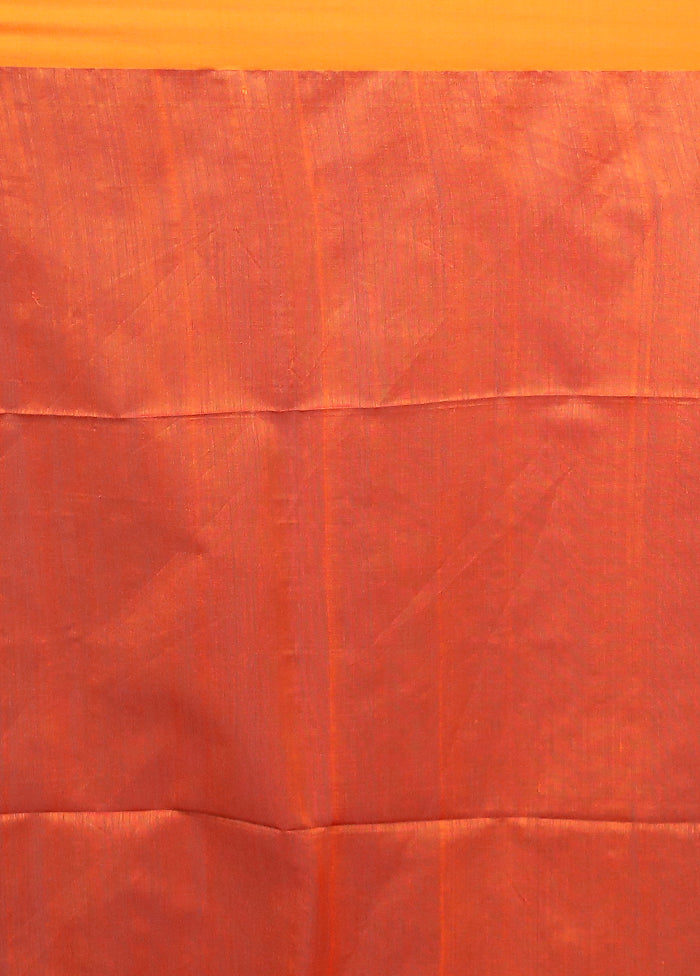 Pink Matka Silk Saree With Blouse Piece