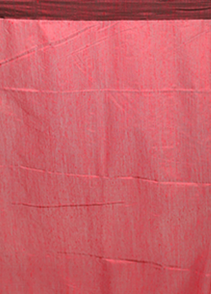 White Matka Silk Saree With Blouse Piece