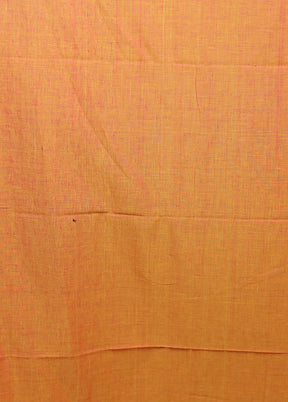 Yellow Matka Silk Saree With Blouse Piece