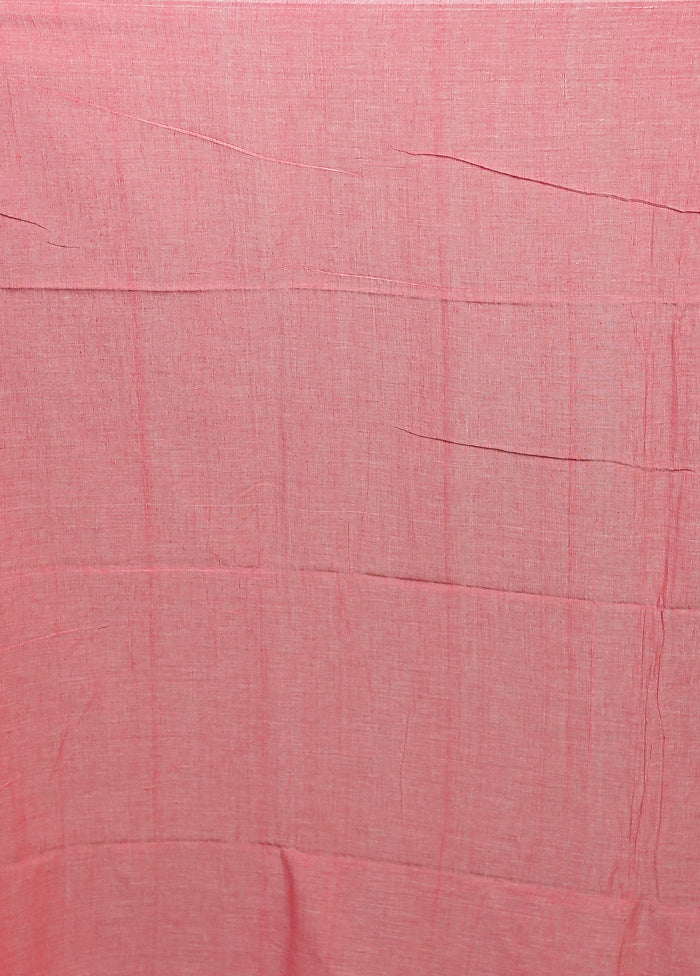 White Matka Silk Saree With Blouse Piece