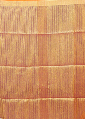 Yellow Matka Silk Saree With Blouse Piece