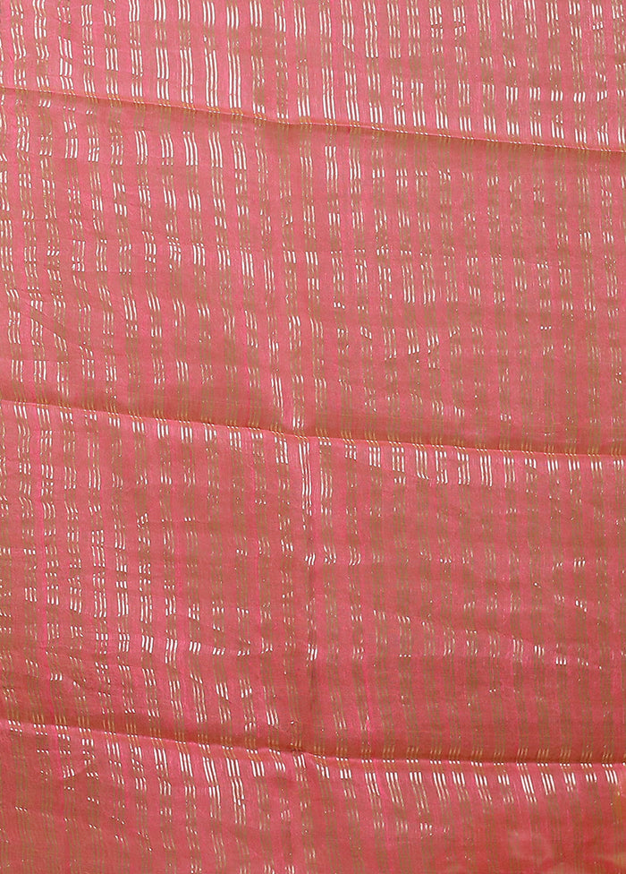 Yellow Handloom Matka Pure Silk Saree With Blouse Piece