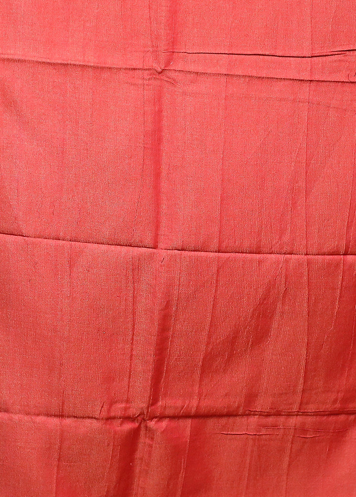 Green Matka Silk Saree With Blouse Piece