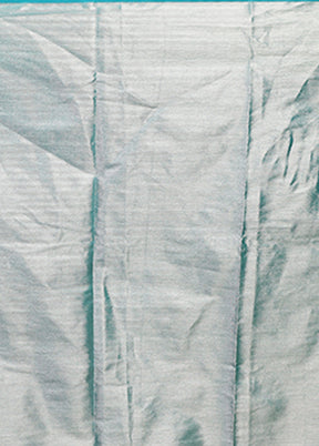 Cream Kora Silk Saree With Blouse Piece