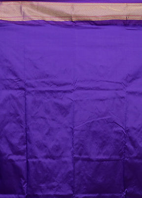 Pink Handloom Kanchipuram Pure Silk Saree With Blouse Piece