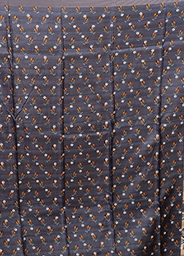 Multicolor Tussar Silk Saree With Blouse Piece