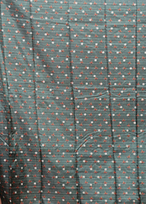 Multicolor Tussar Silk Saree With Blouse Piece