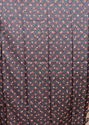 Multicolor Tussar Silk Saree With Blouse Piece