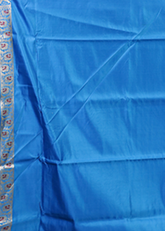 Pink Handloom Banarasi Pure Silk Saree With Blouse Piece