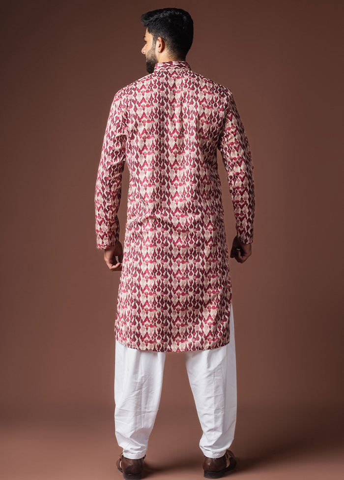 Brown Silk Kurta & Pajama Set