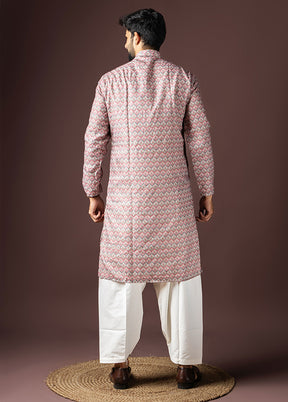 Multicolor Cotton Kurta & Pajama Set