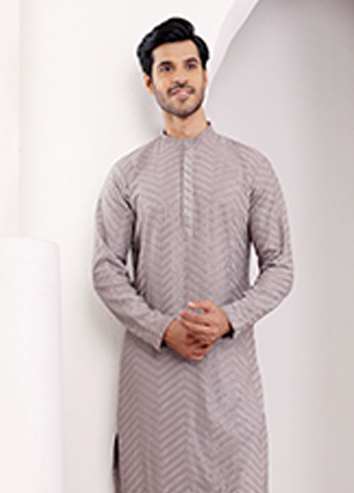 Grey Viscose Kurta