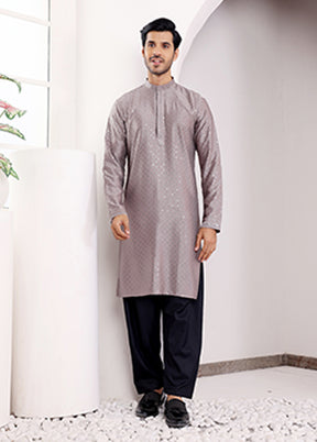 Grey Viscose Kurta