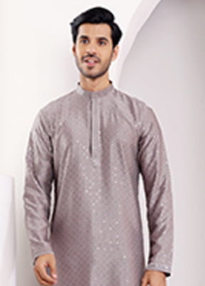 Grey Viscose Kurta