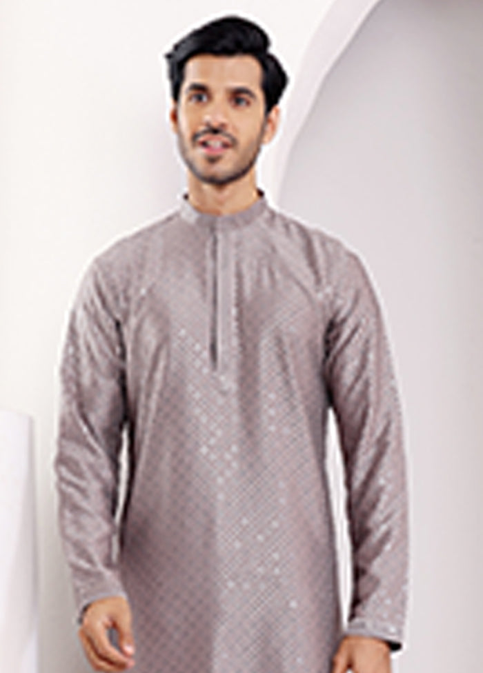 Grey Viscose Kurta