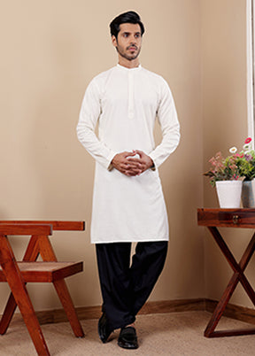 White Viscose Kurta