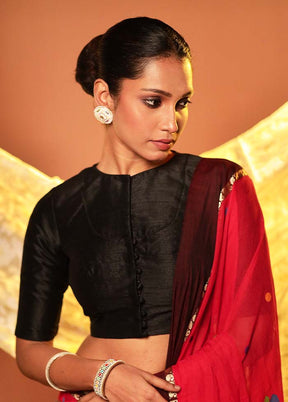 Black High Neck Designer Blouse Piece