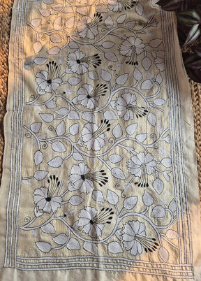 Off White Stole Black Floral