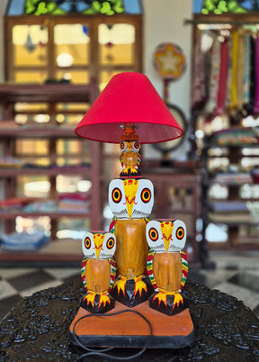 Red Pecha Table Lamp