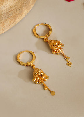 Golden Brass Earrings